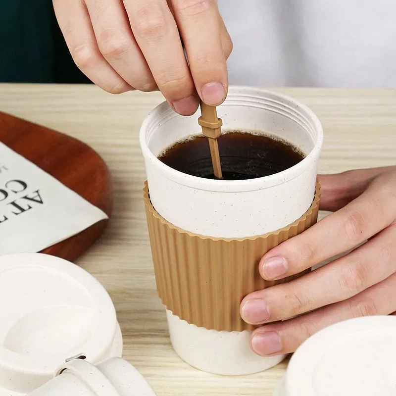 Reusable Coffee Cups with Lids