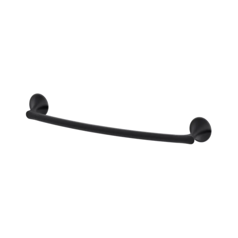 Rhen 20.28" Flat Arch Towel Bar in Matte Black