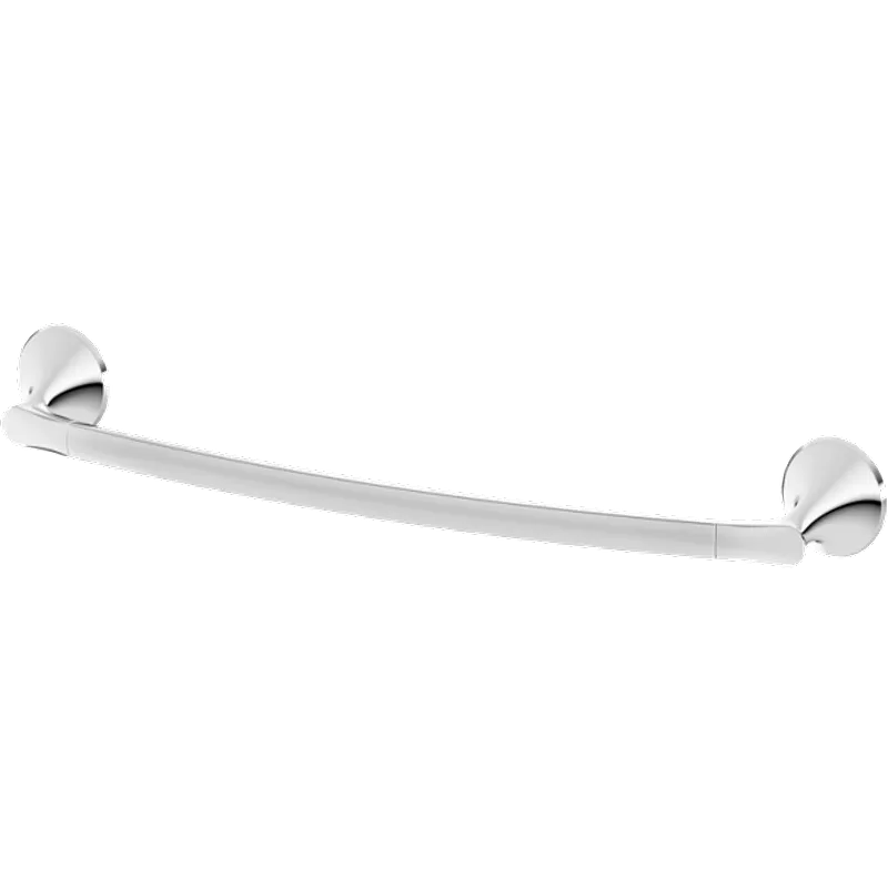 Rhen 20.28" Flat Arch Towel Bar in Polished Chrome