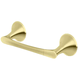 Rhen 9.31" Tapered Flat Toilet Paper Holder in Brushed Gold