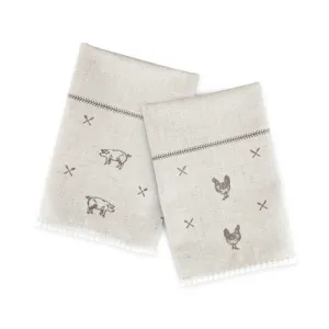 Rustic Farmhouse™ Linen Napkin Set by Twine