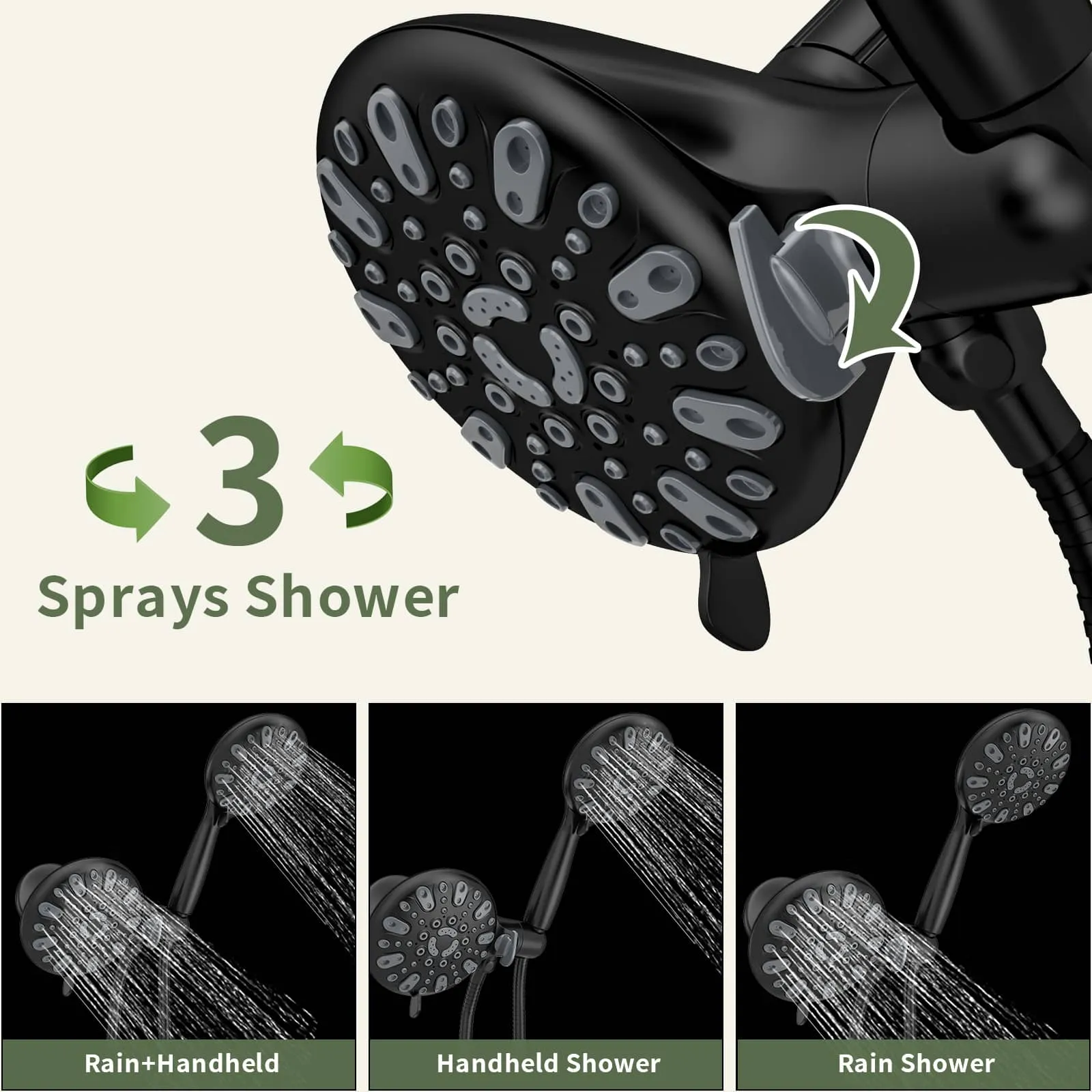 Samodra Hercules Dual Shower Head Kit