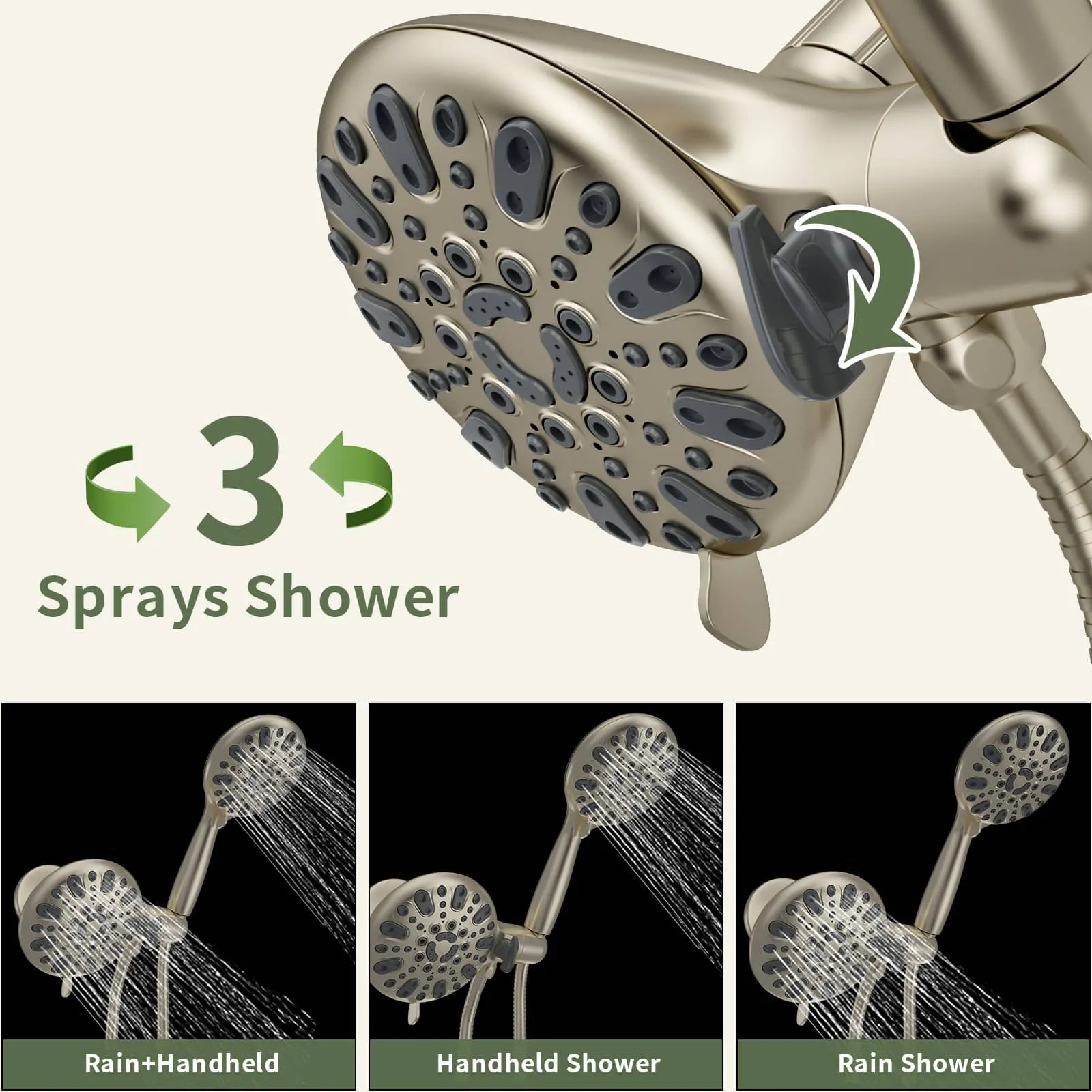 Samodra Hercules Dual Shower Head Kit