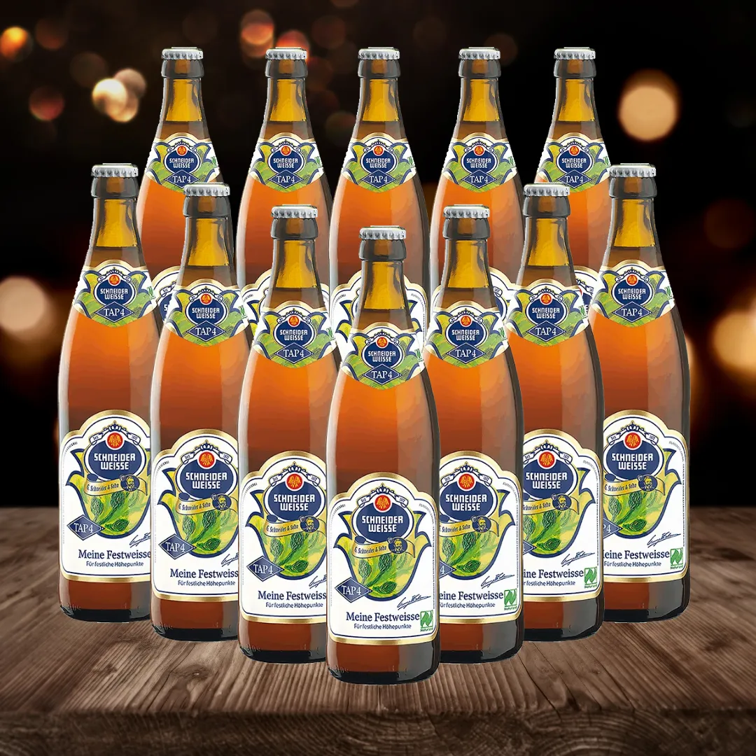 Schneider Weisse Hopfenweisse Tap 5 German Wheat Beer 500ml Bottles - 8.2% ABV (12 Pack)