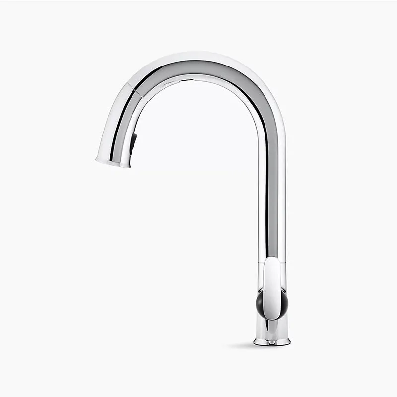 Sensate Touchless Pull-Down Kitchen Faucet in Polished Chrome