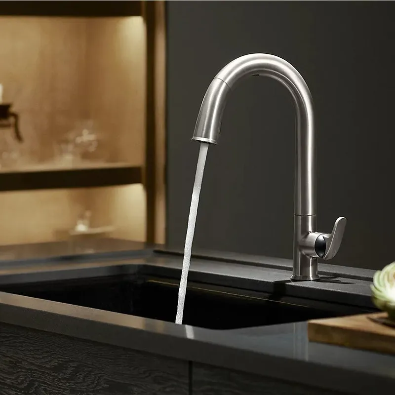 Sensate Touchless Pull-Down Kitchen Faucet in Polished Chrome