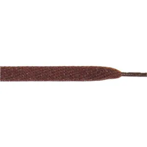 Skateboard Flat 1/2" - Brown (12 Pair Pack) Shoelaces