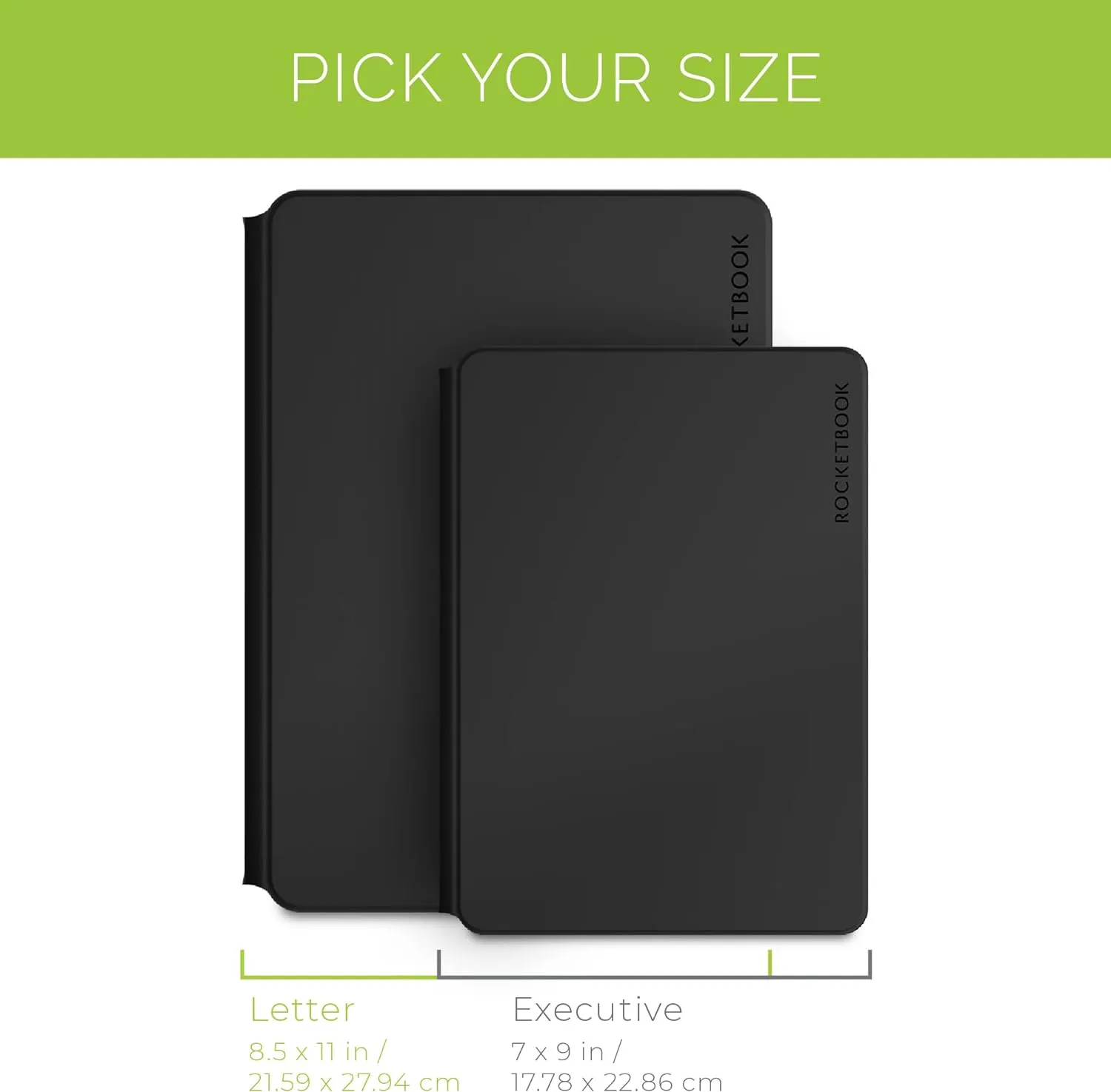 Smart Notebook, Scannable Office Notebook with 20 Sheet Page Pack, Letter Size: 8.5 in x 11 in