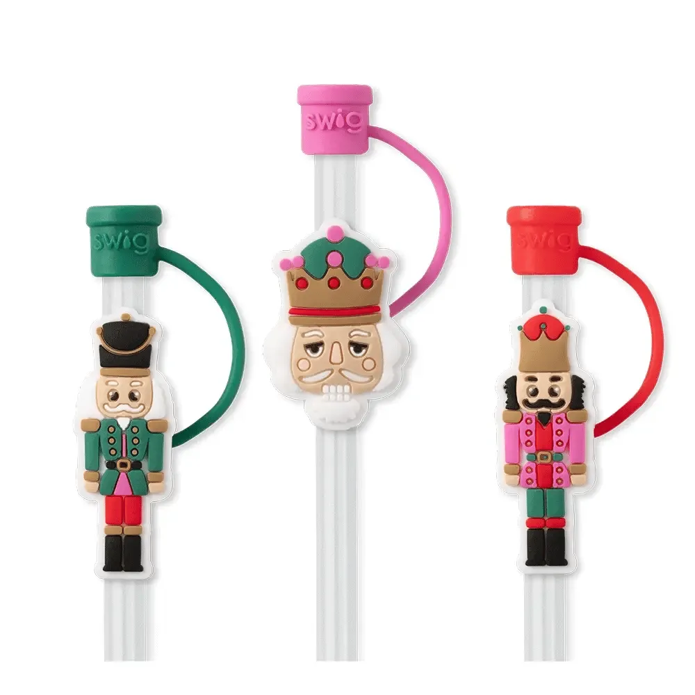 Swig Straw Toppers - Classic Nutcracker