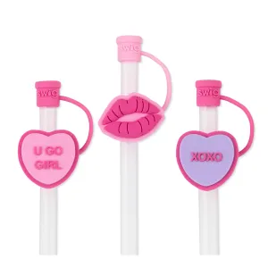 Swig | Valentine's Day Straw Topper Set