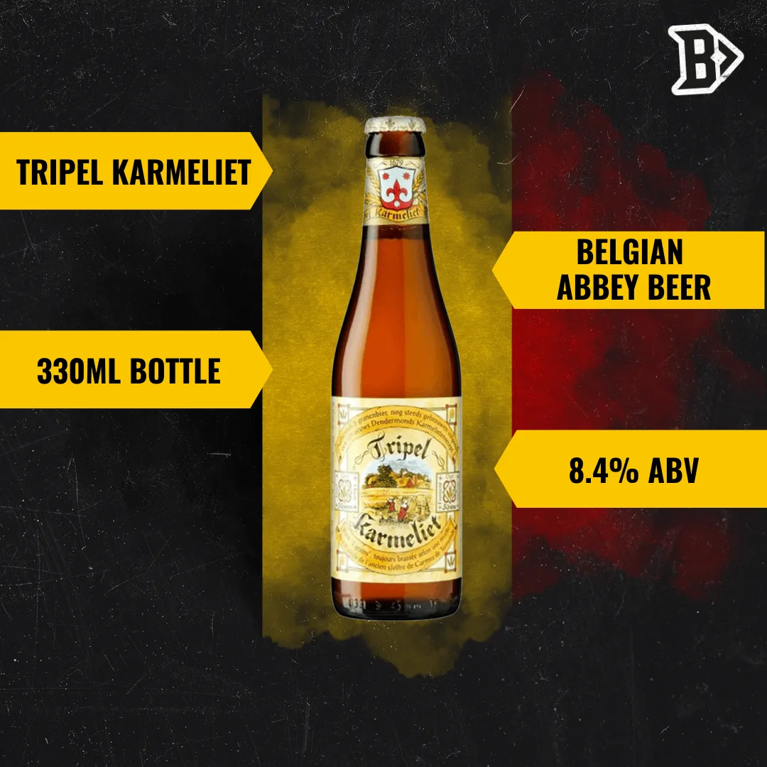 Tripel Karmeliet Belgian Abbey Beer 330ml Bottles - 8.4% ABV (12 Pack)