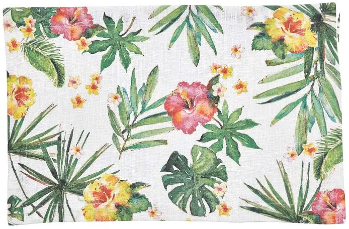 Tropical Blooms Placemat/Napkin Set