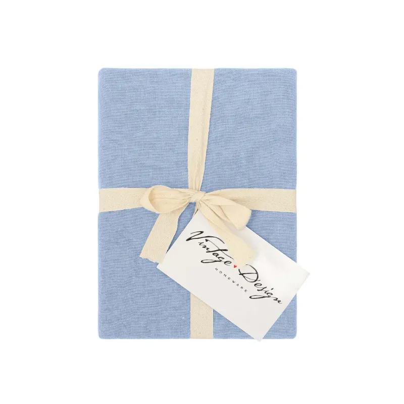 Vintage Design Hemp Blue Napkins Set of 4