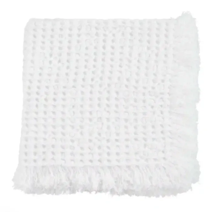 Waffle Weave White Napkins, Set of Four