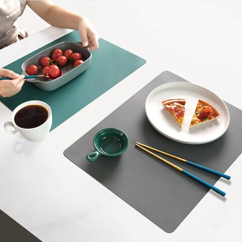 Waterproof Placemat Table Mat Heat Insulation Anti-skidding Washable